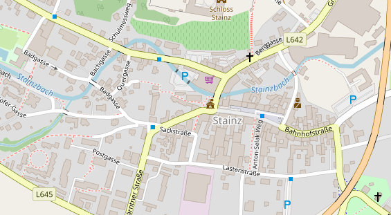 Restaurant auf Karte