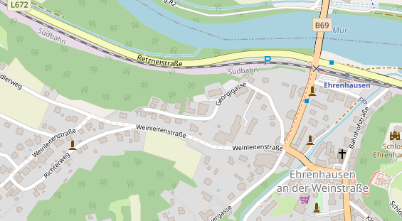 Restaurant auf Karte