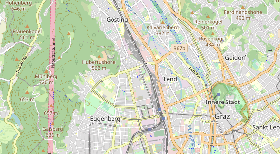 Restaurant auf Karte