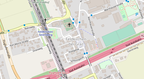 Restaurant auf Karte