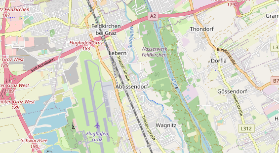 Restaurant auf Karte