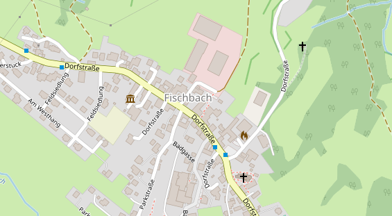 Restaurant auf Karte