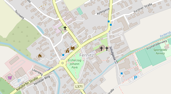 Restaurant auf Karte