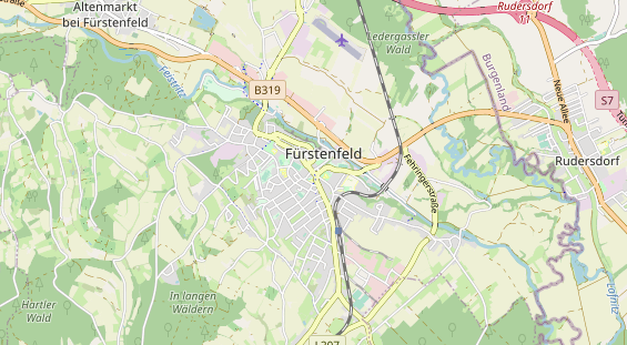 Restaurant auf Karte