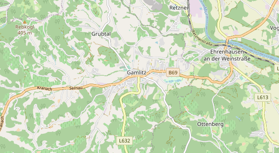 Restaurant auf Karte