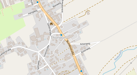 Restaurant auf Karte