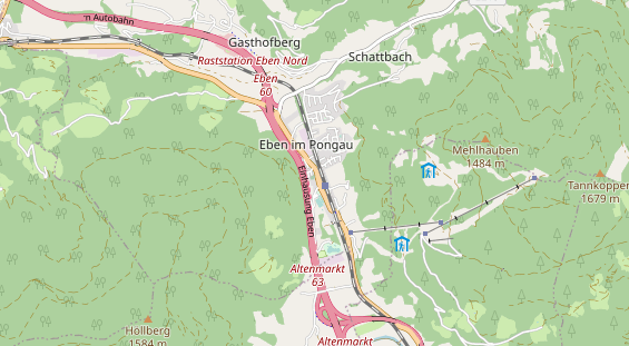 Restaurant auf Karte