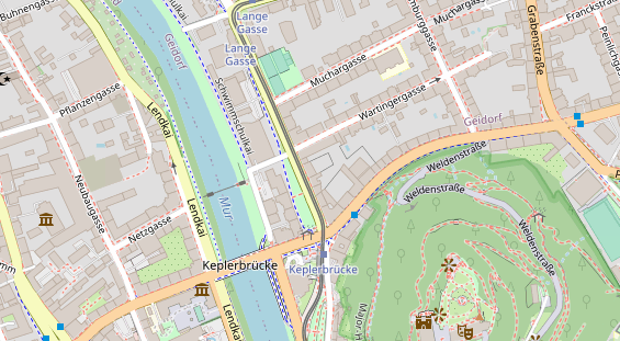 Restaurant auf Karte