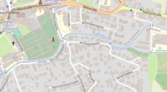 Restaurant auf Karte