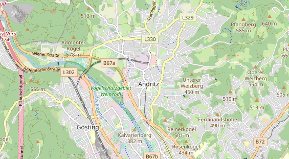 Restaurant auf Karte