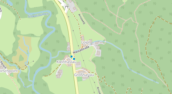 Restaurant auf Karte