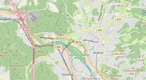 Restaurant auf Karte