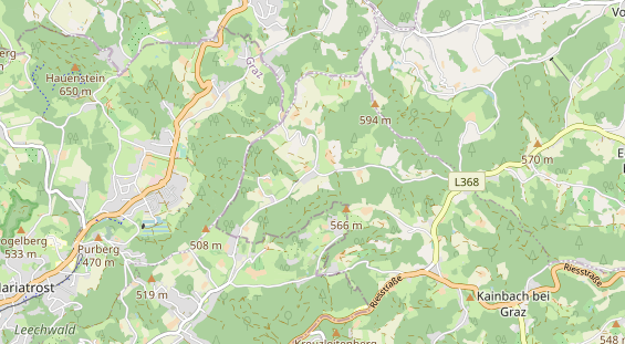 Restaurant auf Karte