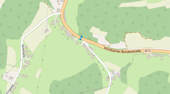 Restaurant auf Karte