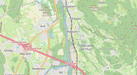 Restaurant auf Karte