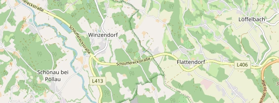 Restaurant auf Karte