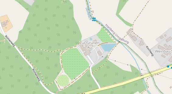 Restaurant auf Karte