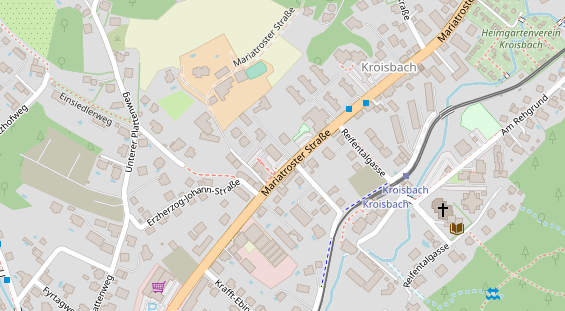 Restaurant auf Karte