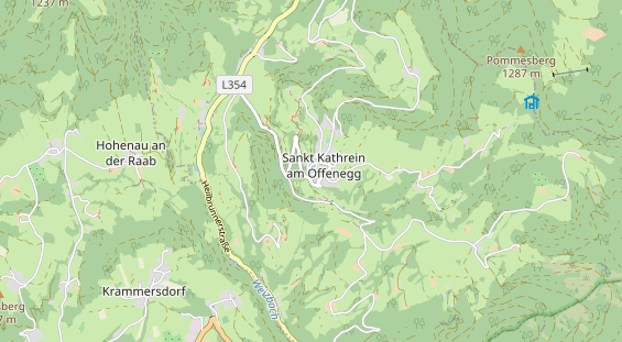 Restaurant auf Karte