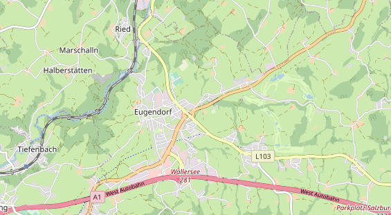 Restaurant auf Karte