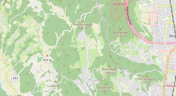 Restaurant auf Karte