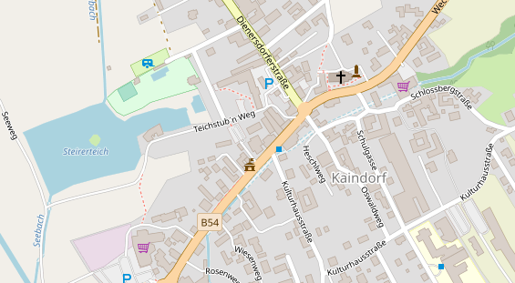 Restaurant auf Karte