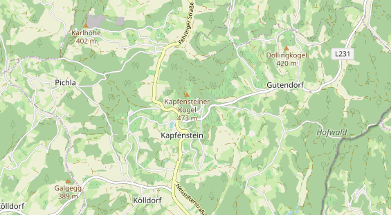 Restaurant auf Karte