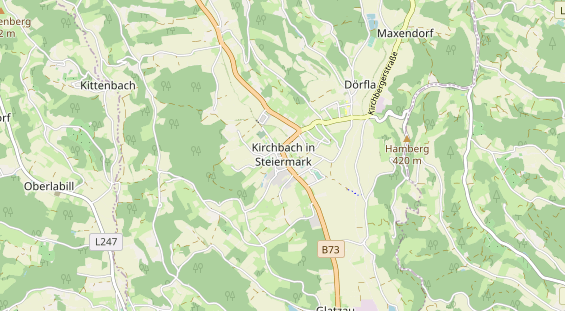 Restaurant auf Karte