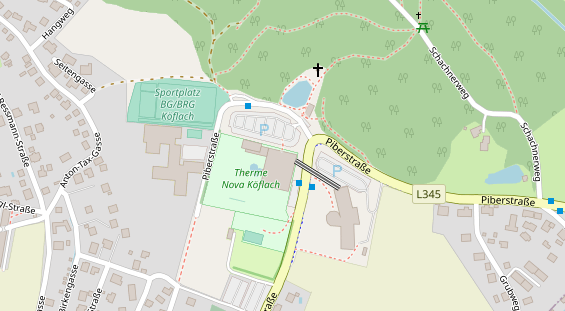 Restaurant auf Karte