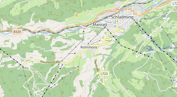 Restaurant auf Karte