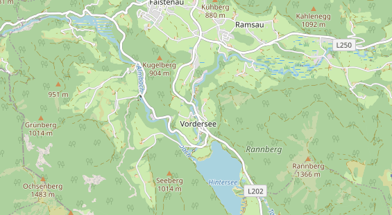 Restaurant auf Karte