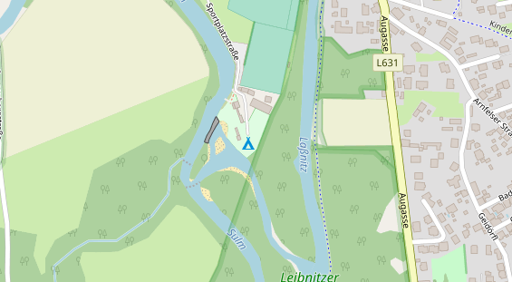 Restaurant auf Karte