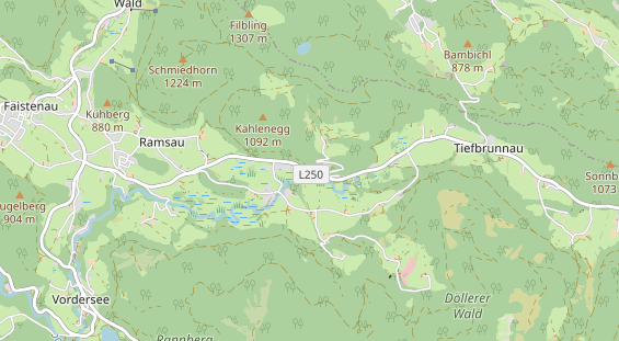 Restaurant auf Karte