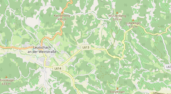 Restaurant auf Karte