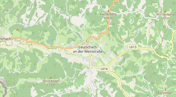 Restaurant auf Karte