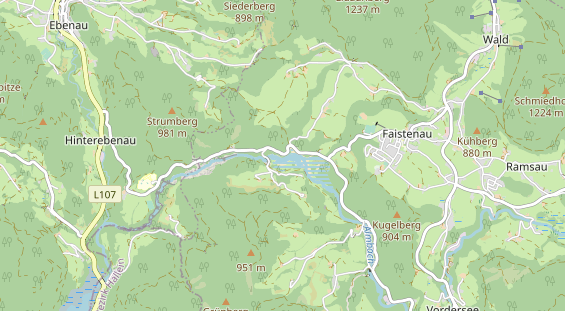 Restaurant auf Karte