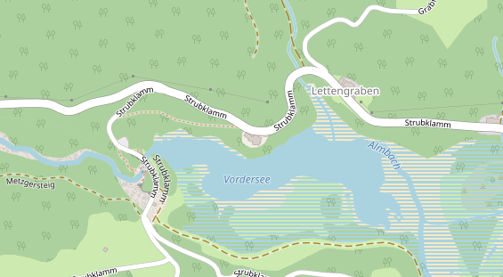 Restaurant auf Karte