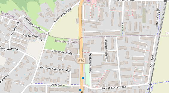 Restaurant auf Karte