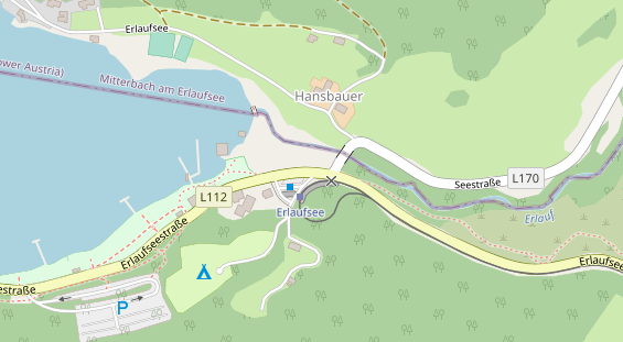 Restaurant auf Karte