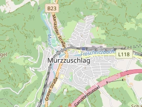 Restaurant auf Karte
