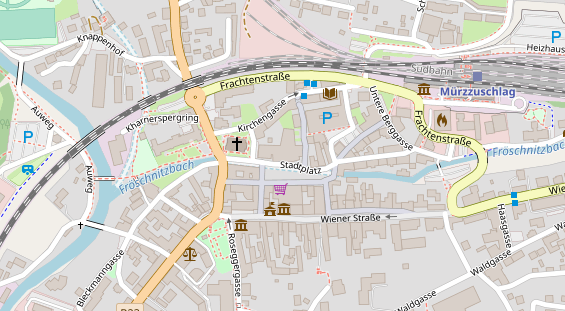 Restaurant auf Karte