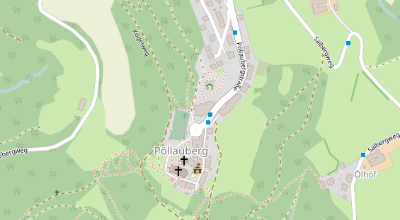 Restaurant auf Karte