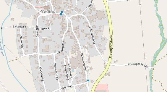 Restaurant auf Karte