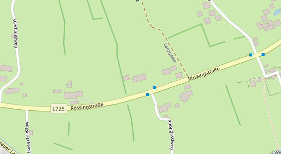 Restaurant auf Karte