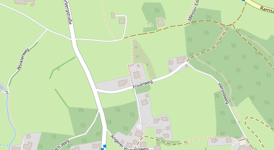 Restaurant auf Karte