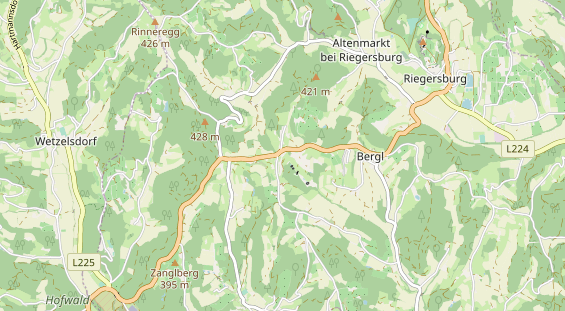 Restaurant auf Karte