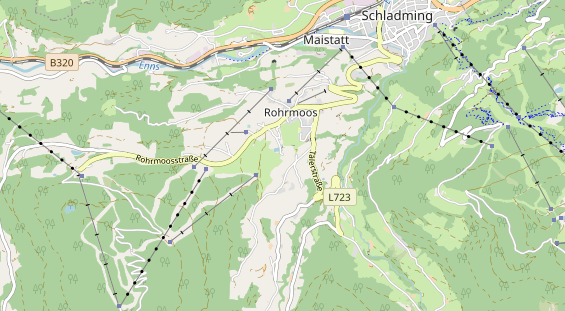 Restaurant auf Karte