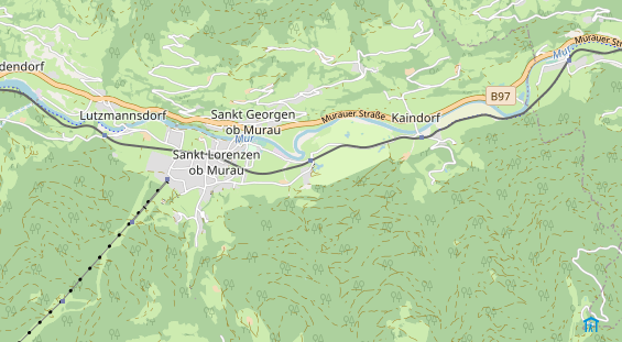 Restaurant auf Karte