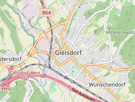 Restaurant auf Karte