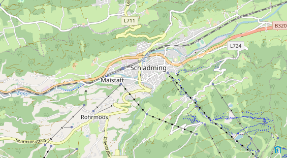 Restaurant auf Karte